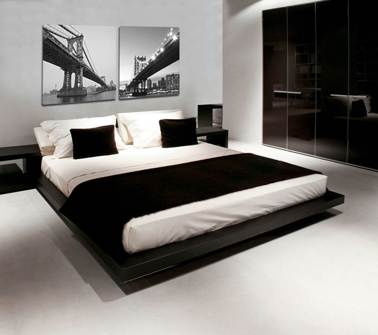 Τοποθετημένη εκτύπωση έργου τέχνης  Gray bridge