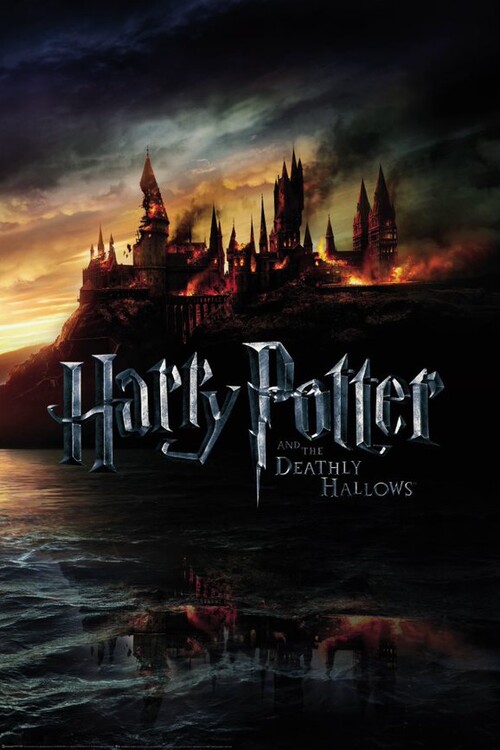 XXL Plakát Harry Potter and the Deadly Hallows: Part 2 - Burning Hogwarts