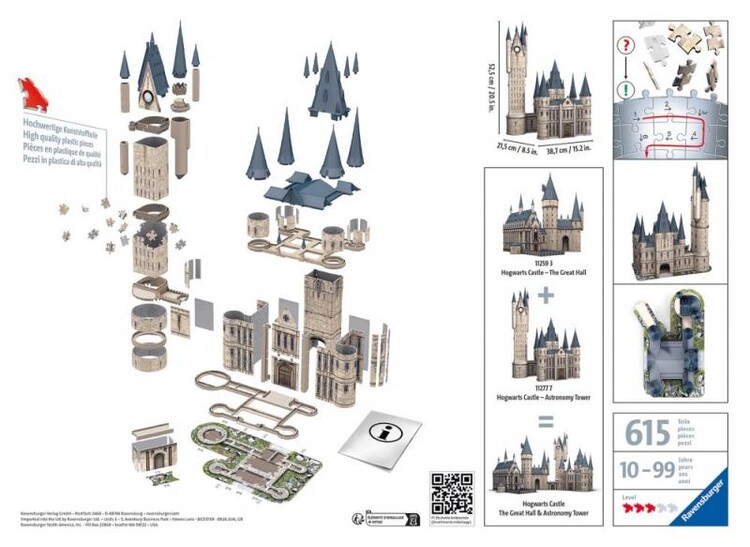 Jigsaw puzzle Harry Potter: Hogwarts Castle - Astronomy Tower