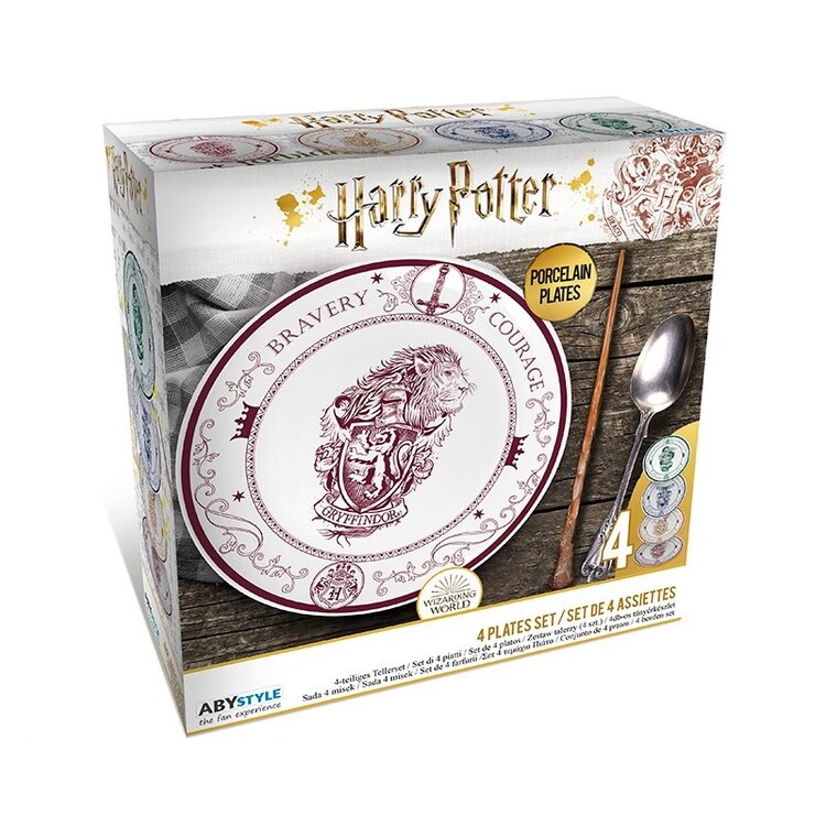 Lot de 8 Assiettes en Carton Harry Potter, 18 cm, Solides et
