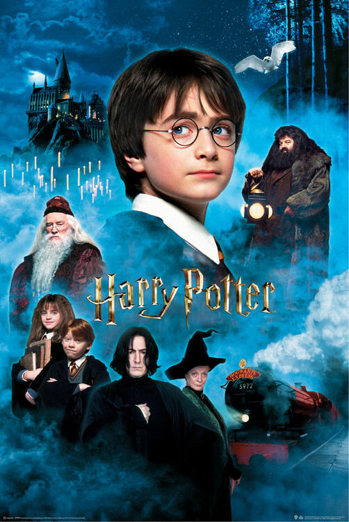 Affisch, poster med ram Harry Potter - Philosopher's Stone | Europosters