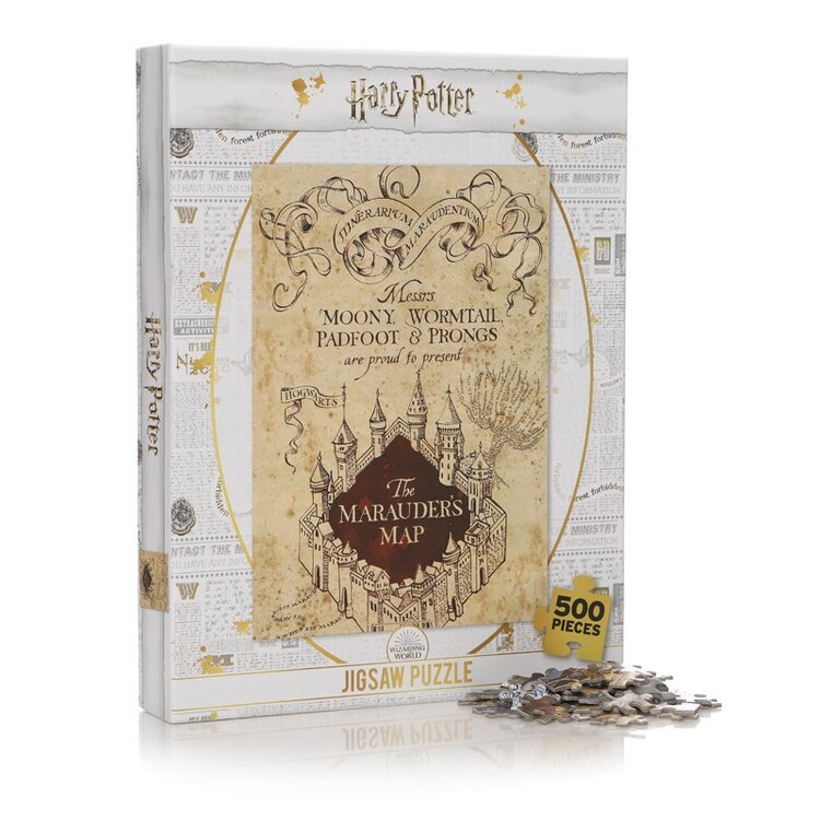 Puzzle Harry Potter - Pobertův plánek