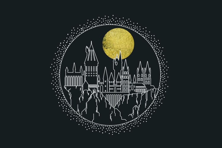 Sticker Harry Potter - Zweinstein