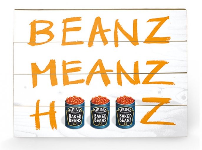 Obraz na dreve HEINZ BEANZ MEANZ
