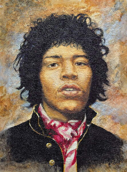 Adesivo murale Hendrix (1942-70)