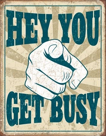 Hey You Metalen Wandplaat