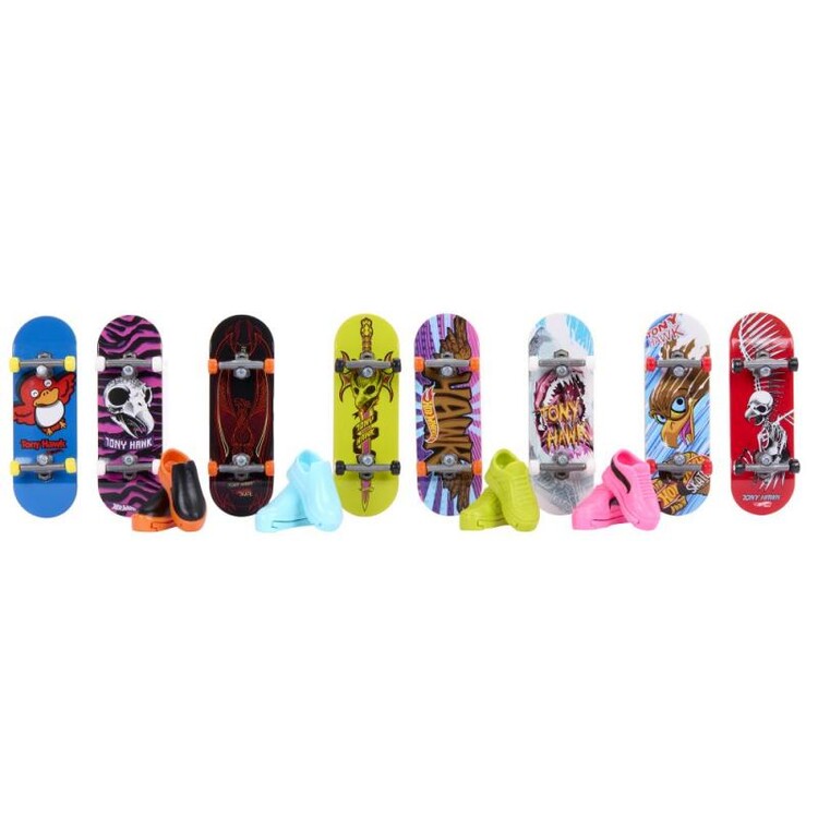 Hot Wheels - Skates - Fingerboard 8pcs and Shoes 5pcs