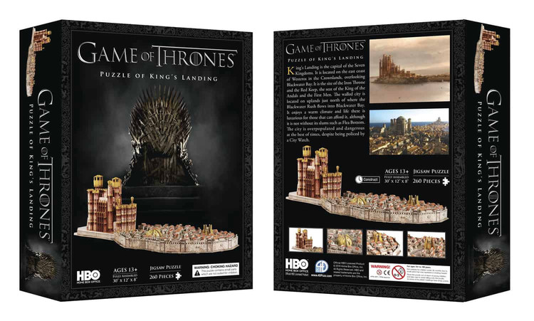 Puzzle Hra o Trůny (Game of Thrones) - Kings Landing 4D Cityscape