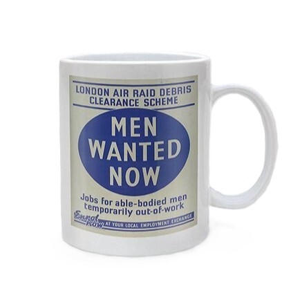 Hrnek IWM - Men Wanted Now