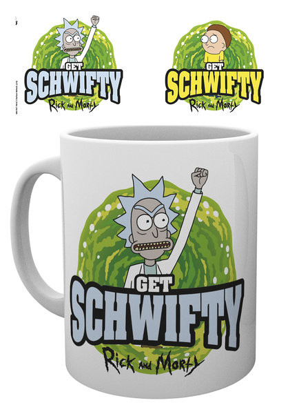 Hrnek Rick And Morty - Get Schwifty