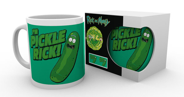 Hrnek Rick And Morty - Pickle Rick