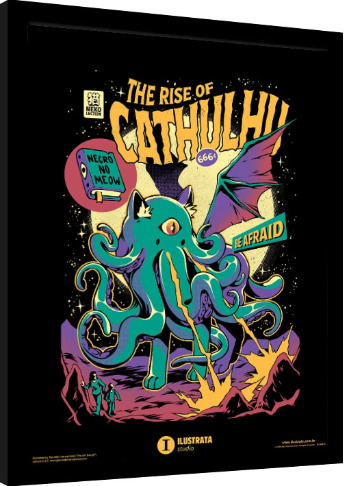 Zarámovaný plakát Ilustrata - Rise of the Cathulhu