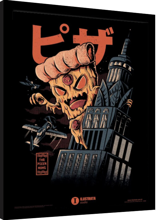 Zarámovaný plakát Ilustrata - The Pizza King