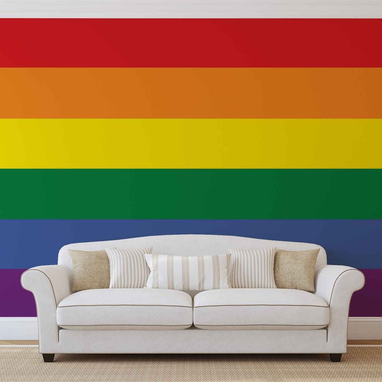 Fascia Da Sposa Arcobaleno Gay Pride - Unica E Divertente Per Feste LGBT