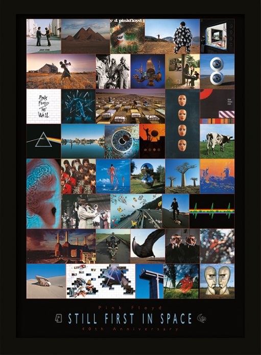 Ingelijste poster Pink Floyd - 40th Anniversary