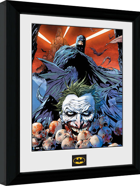 Batman Comic Joker Defeated Innrammet Plakat Kjop Hos Europosters No