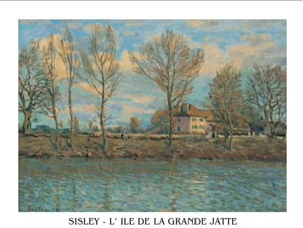 Island of La Grande Jatte Festmény reprodukció