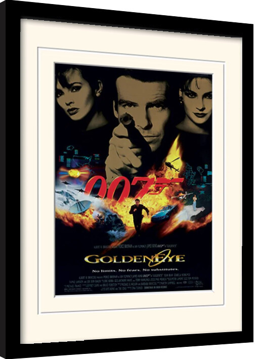 Zarámovaný plakát James Bond - Goldeneye