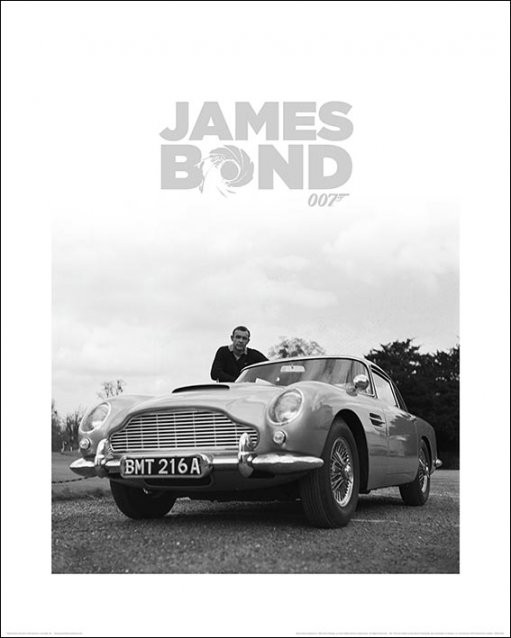 Umělecký tisk James Bond - Shean Connery