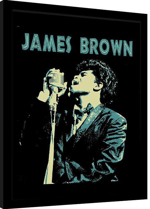 Zarámovaný plakát James Brown - Sing
