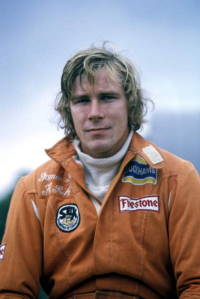 Samolepka James Hunt, 1970