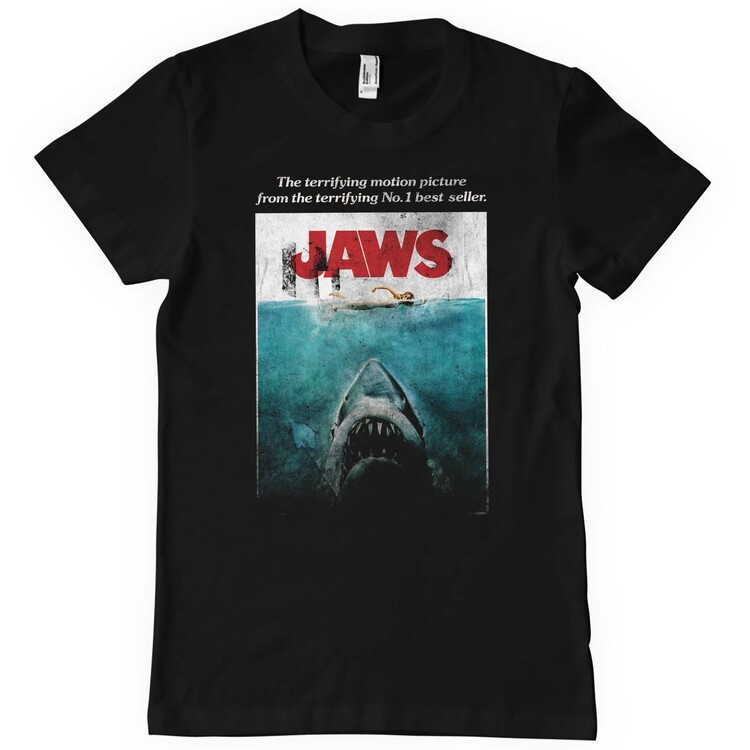 Tričko Jaws - Washed Poster