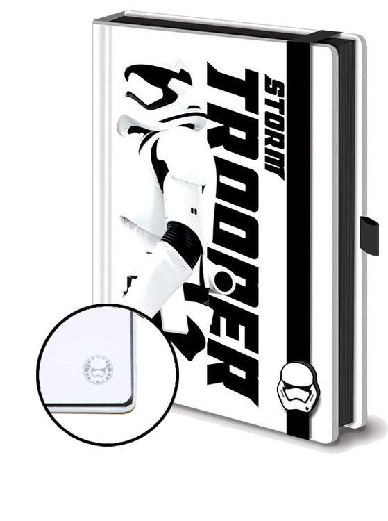 Jegyzetfüzet Csillagok háborúja VII (Star Wars: Az ébredő Erő) - Stormtrooper Premium A5