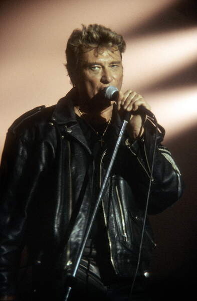 Tričko Johnny Hallyday on Stage in 1987