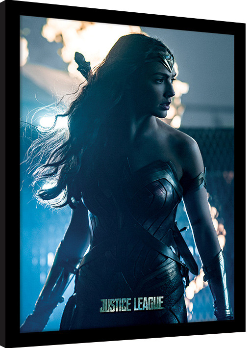 Poster incorniciato Justice League - Wonder Woman in Enemy Territory