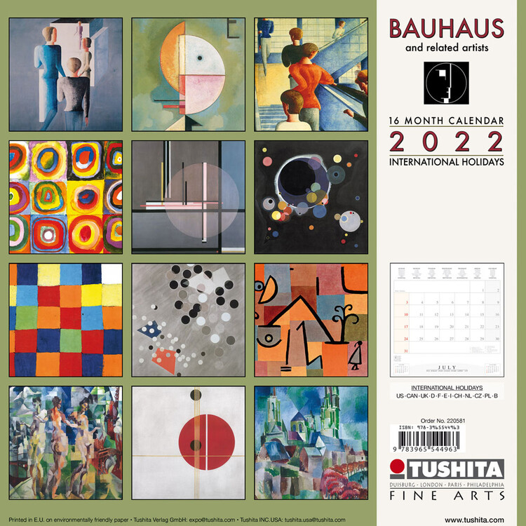 Kalendář 2022 Bauhaus