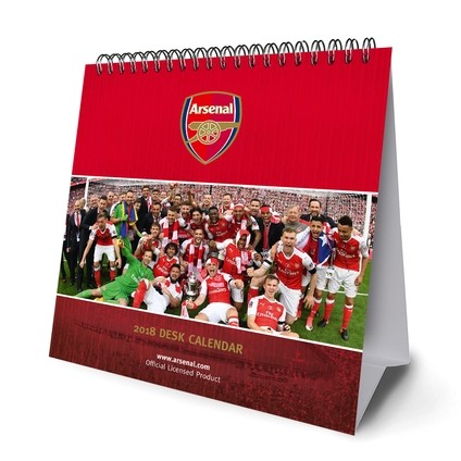 Desk Easel 18 Calendar Arsenal Kalendare Na Zed 18 Kup Na Posters Cz