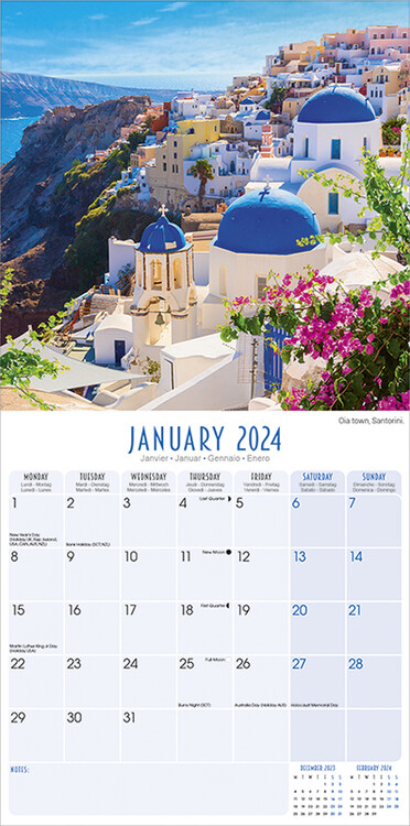 Kalendár 2024 Grecke ostrovy