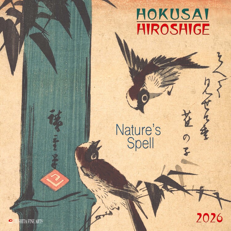 Kalendář 2026 Hokusai Hiroshige - Nature's Spell