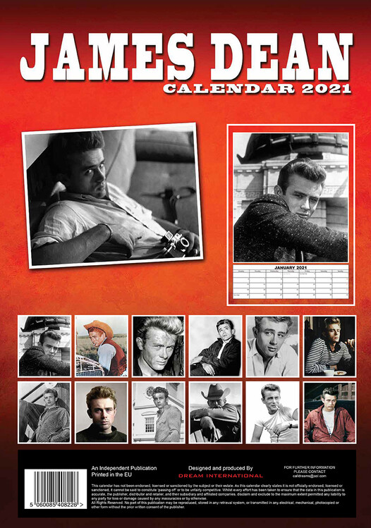 Kalendár 2021 James Dean
