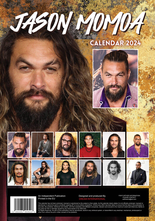 Jason Momoa Kalendáře na zeď 2026 Kup na Posters.cz