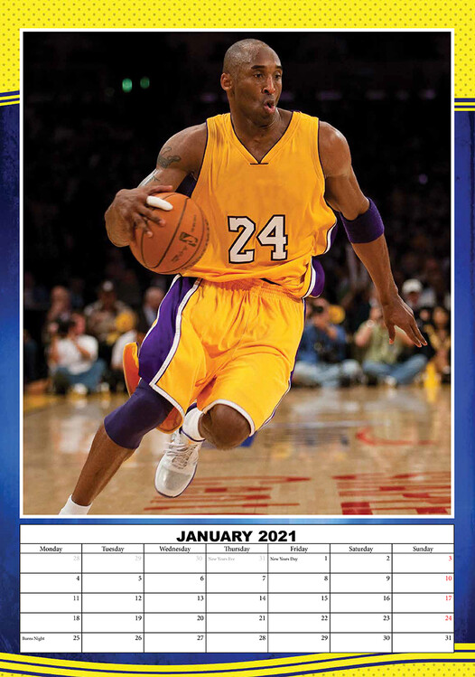 Kalendár 2021 Kobe Bryant