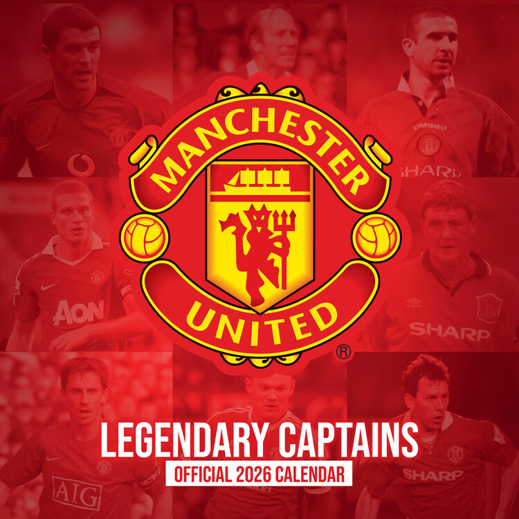 Kalendář 2026 Manchester United FC - Legends