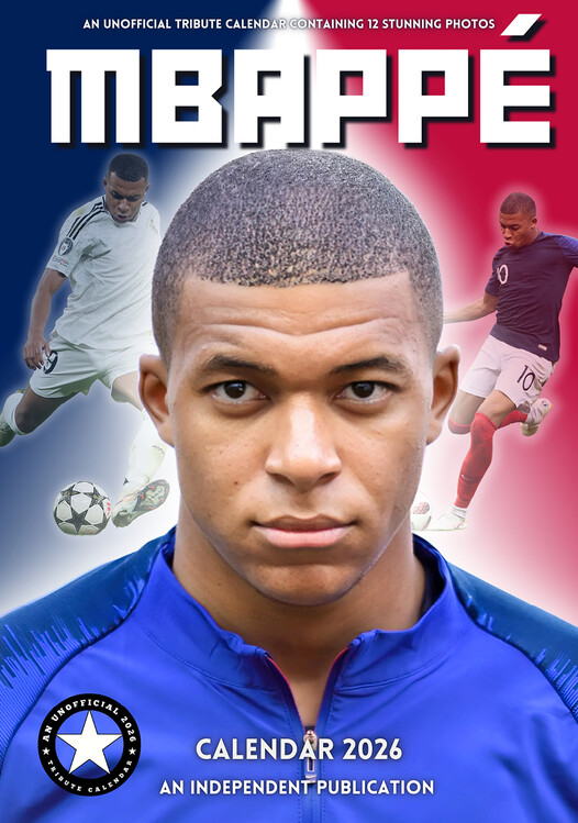 Kalendář 2026 Mbappe