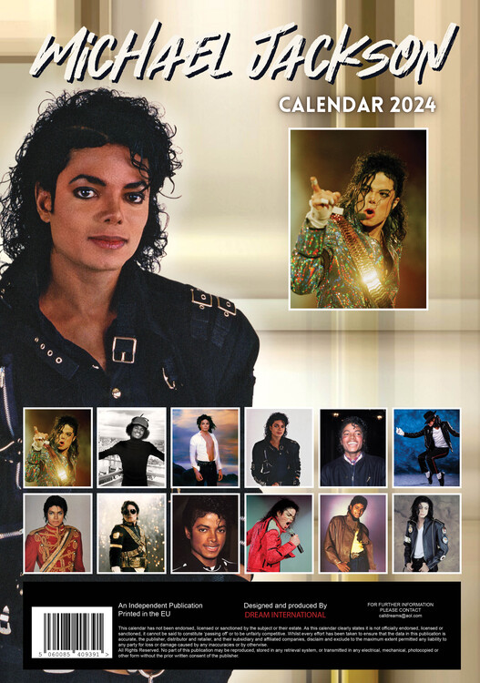 Kalendár 2024 Michael Jackson
