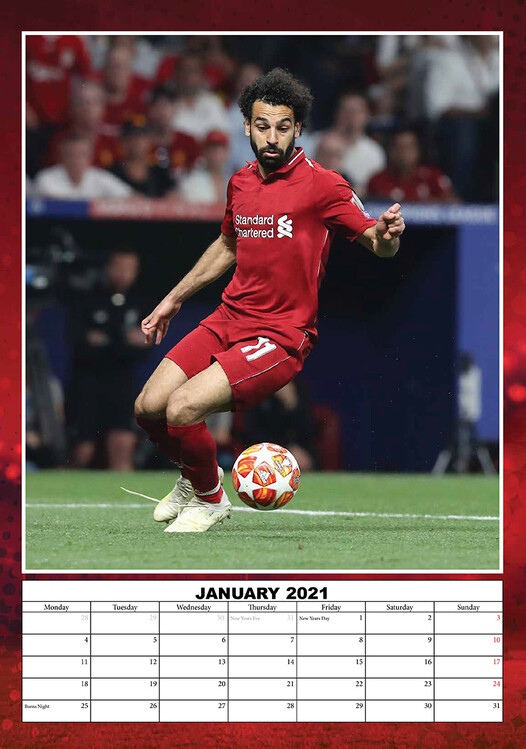Kalendář 2021 Mo Salah