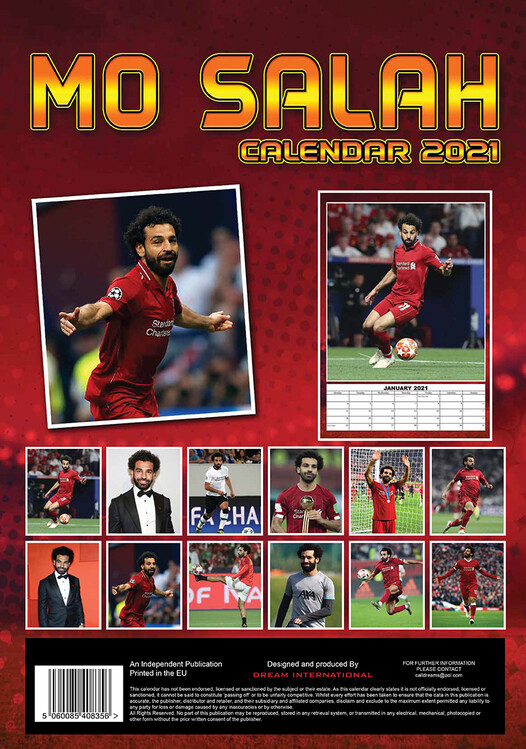 Kalendář 2021 Mo Salah