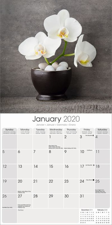 Kalendář 2020  Orchideje