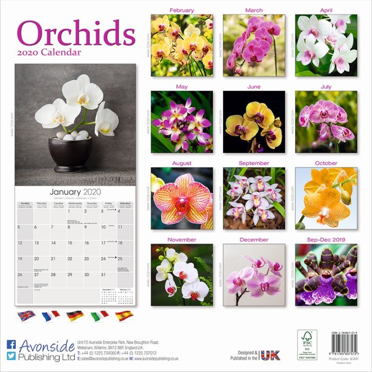 Kalendář 2020  Orchideje