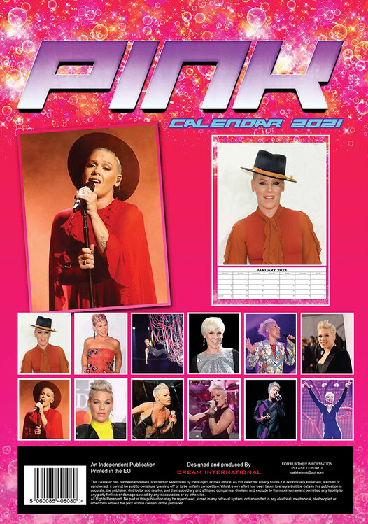 Kalendář 2021 Pink