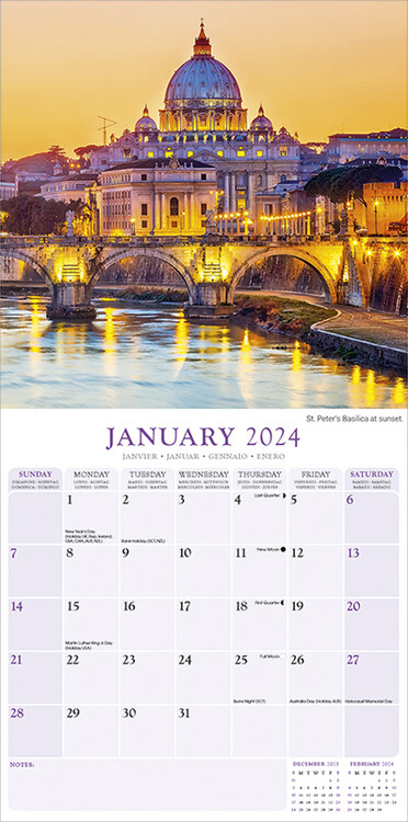 Kalendár 2024 Rím