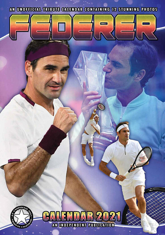Kalendár 2021 Roger Federer