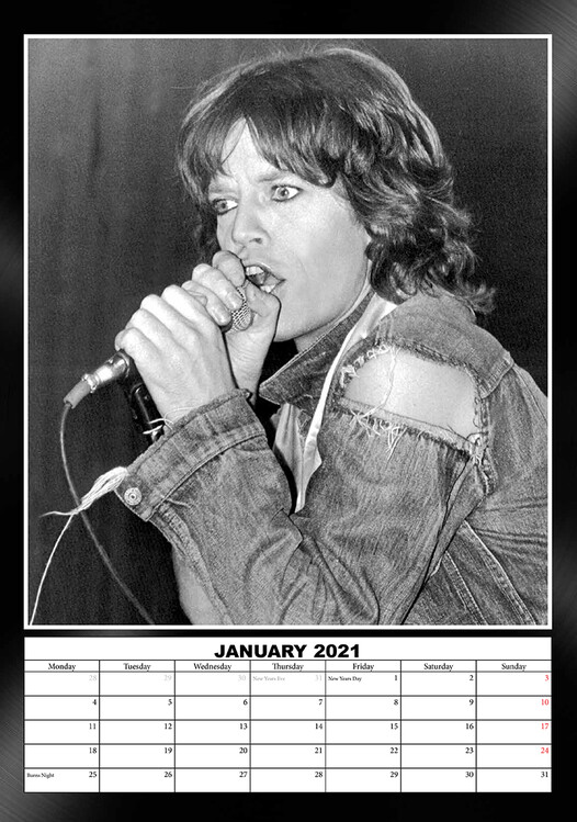 Kalendár 2021 Rolling Stones