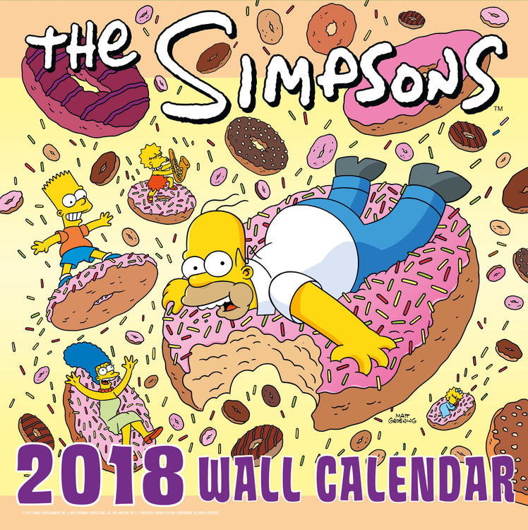 Kalendář 2018 Simpsonovi