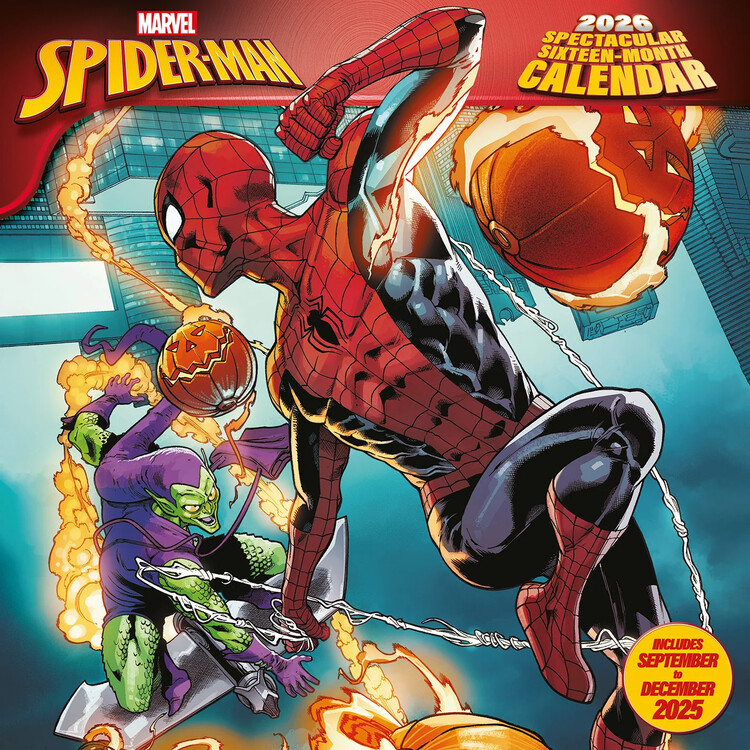 Kalendář 2026 Spider-Man - Animated