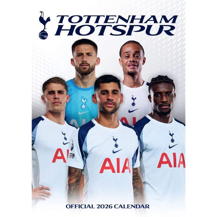 Kalendář 2026 Tottenham Hotspur FC